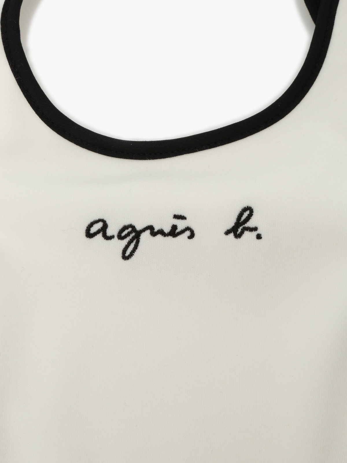 ENFANT ベビー ベビー ロゴ コットン スタイ ブラック