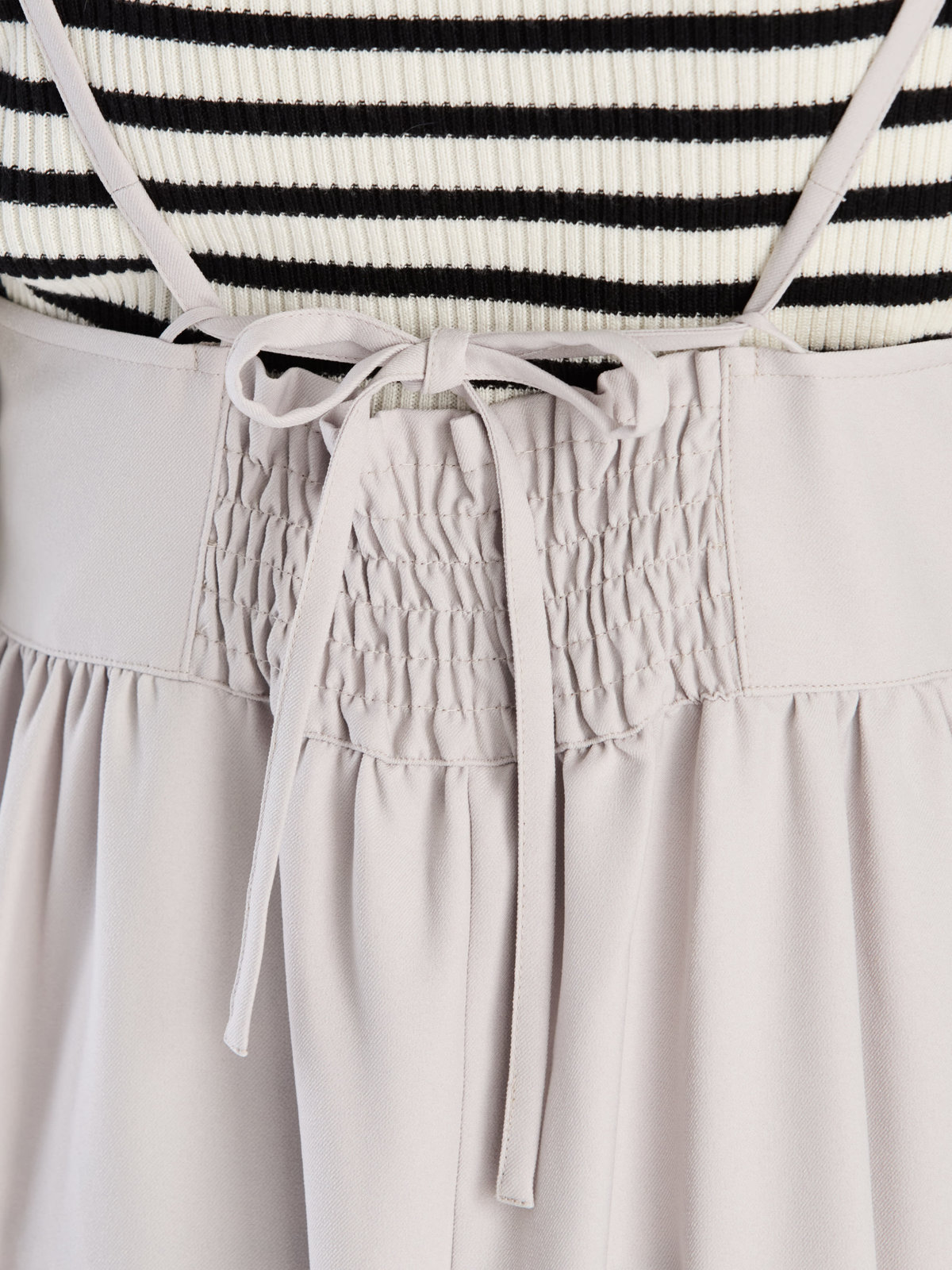 To b. by agnès b. 【Outlet】ニューストラップドレス ライトグレー