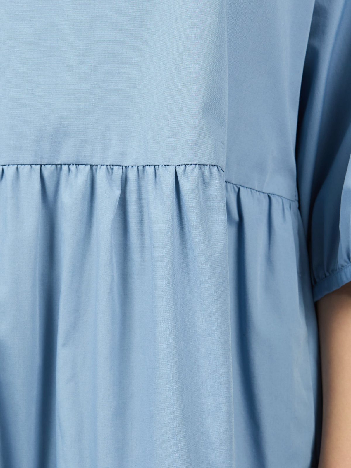 To b. by agnès b. 【Outlet】ティアードカラードレス ネイビー