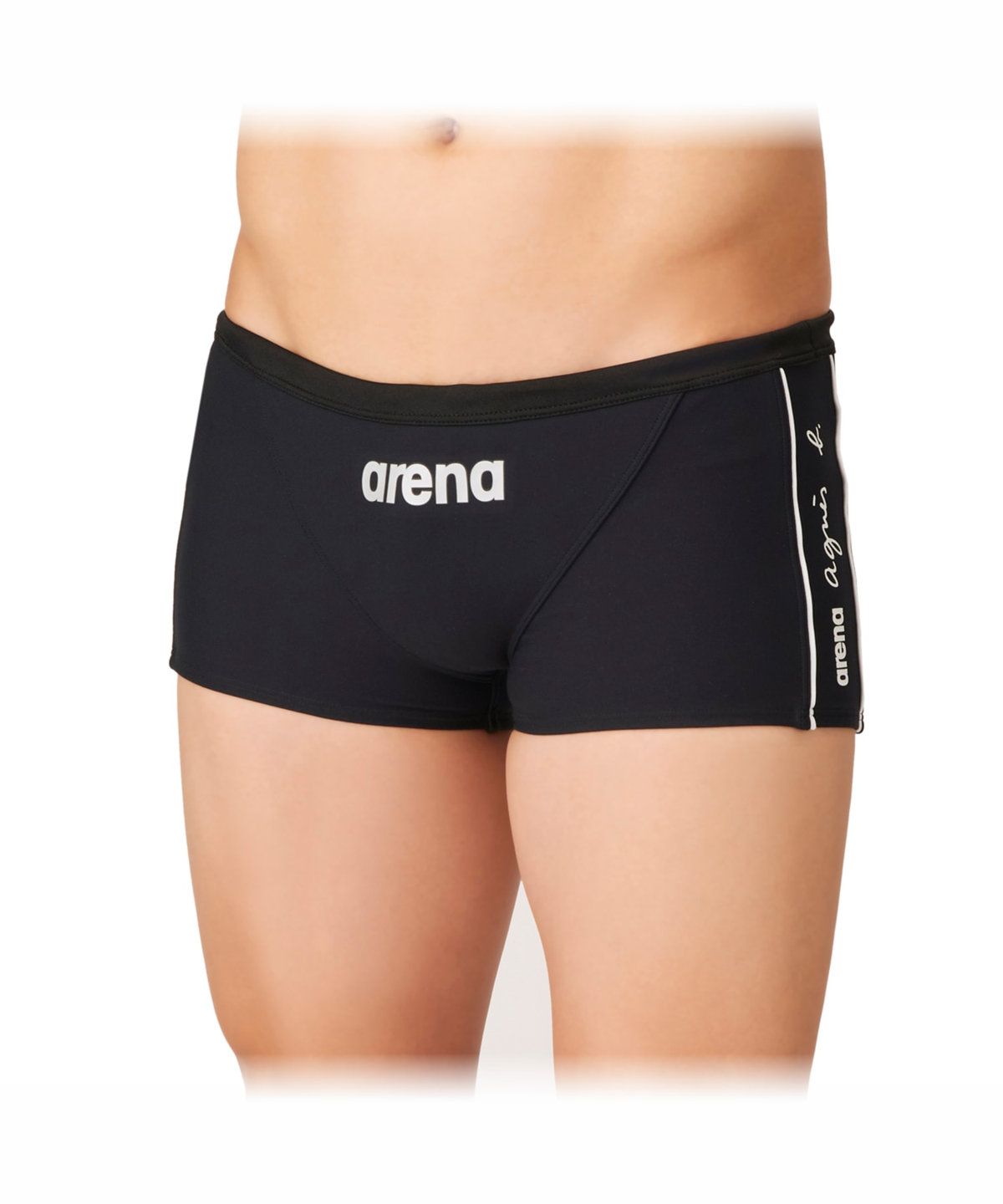 HOMME メンズ agnes b. x arena タフスーツ トレーニングスパッツ 水着 ブラック