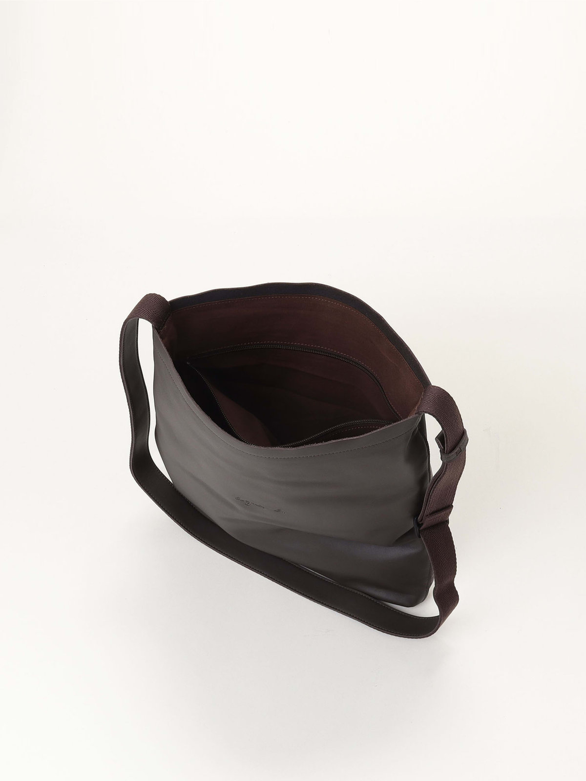 VOYAGE メンズ バッグ＆ウォレット レザー ショルダーバッグ "Peter"  PAH02Z-02 ブラウン系その他