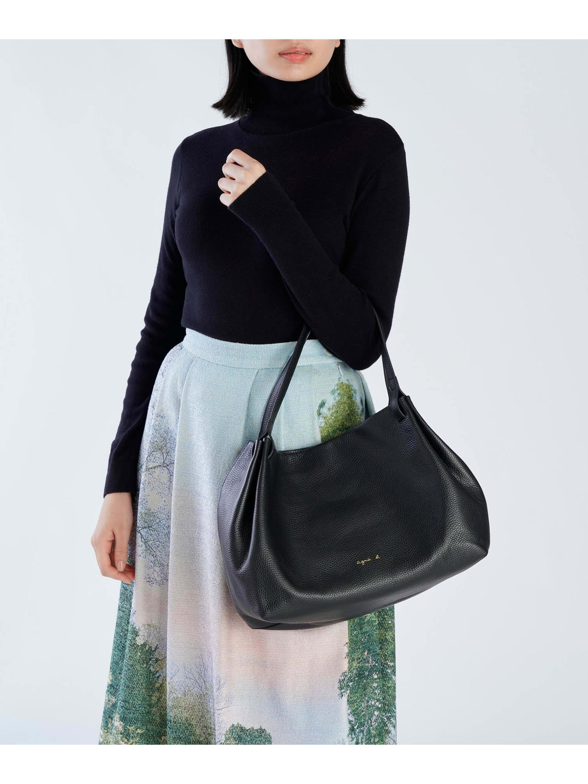 VOYAGE ウィメンズ バッグ＆ウォレット レザー ラージ トートバッグ”Zoe” ZAS05-02 ブラック