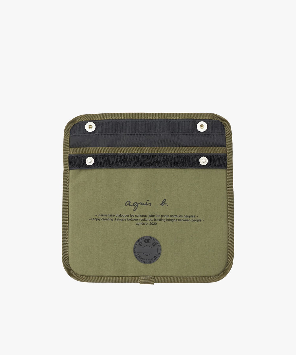 VOYAGE メンズ バッグ＆ウォレット agnes b. x POTR 2way ヘルメットバッグ   POTR01-01 カーキ