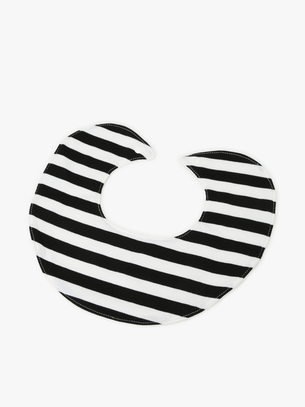 ENFANT ベビー ベビー ロゴ スタイ ホワイト×ブラック