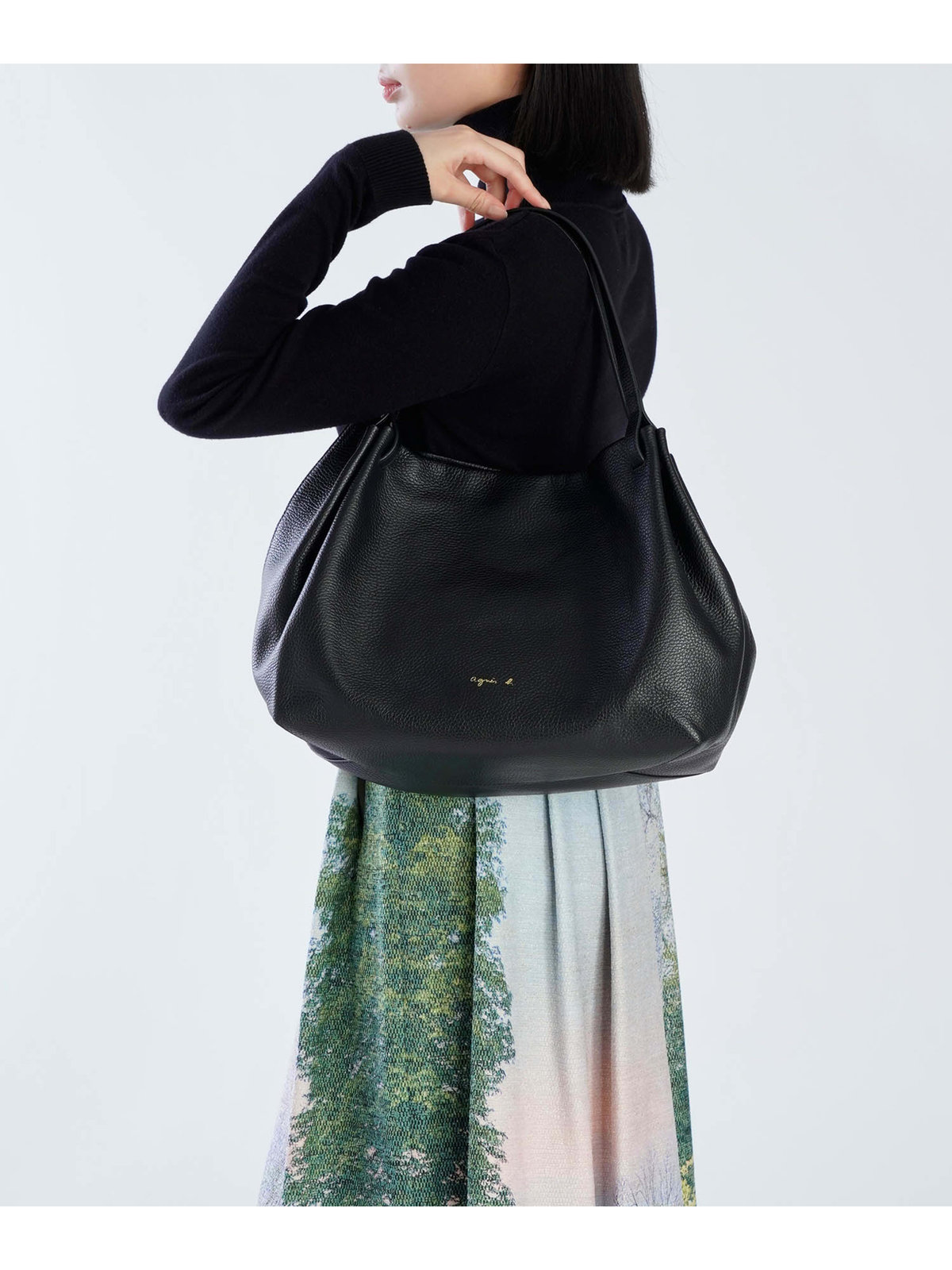 VOYAGE ウィメンズ バッグ＆ウォレット レザー ラージ トートバッグ”Zoe” ZAS05-02 ブラック