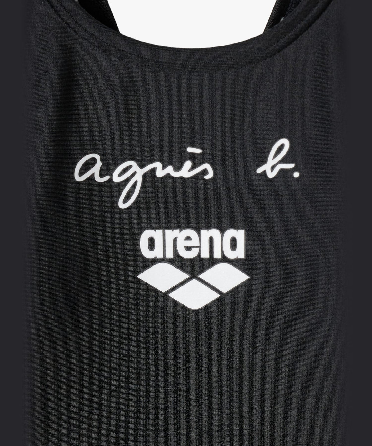 FEMME ウィメンズ agnes b. x arena フィットネスワンピーススパッツ 水着 ブラック