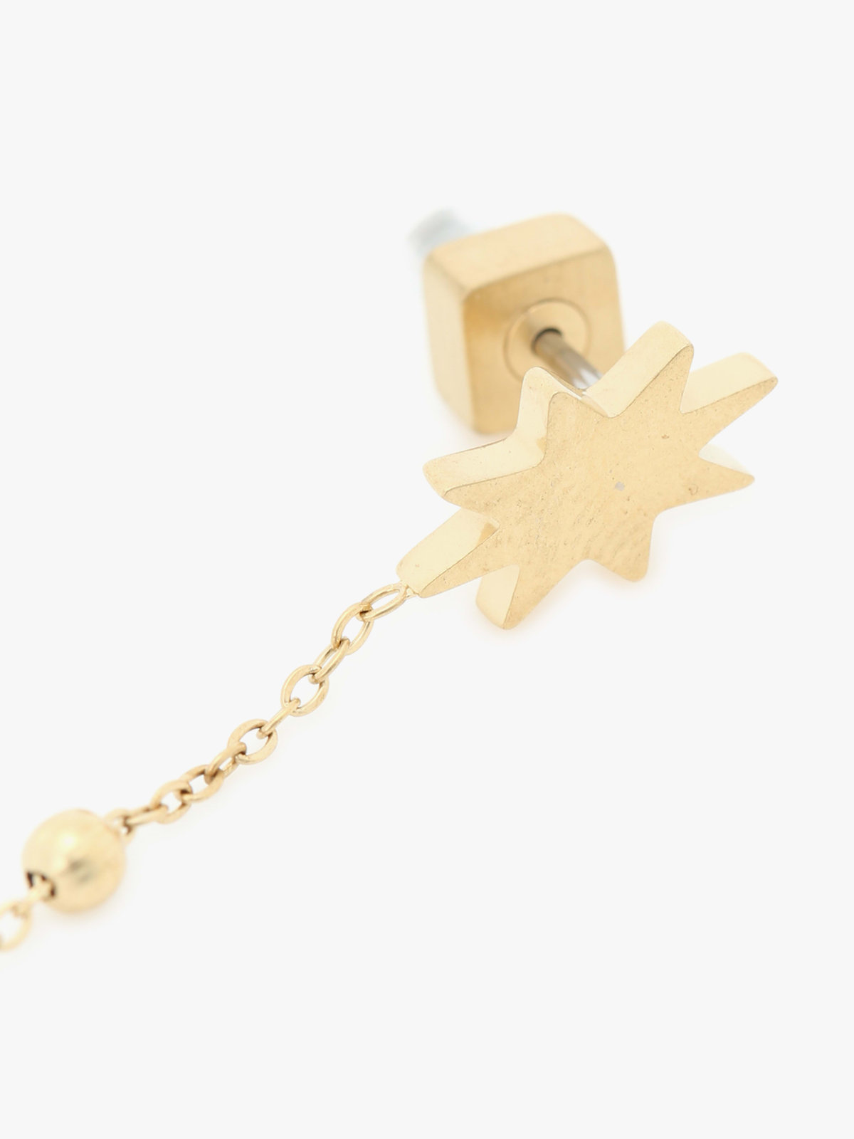 To b. by agnès b. スター ピアス ゴールド