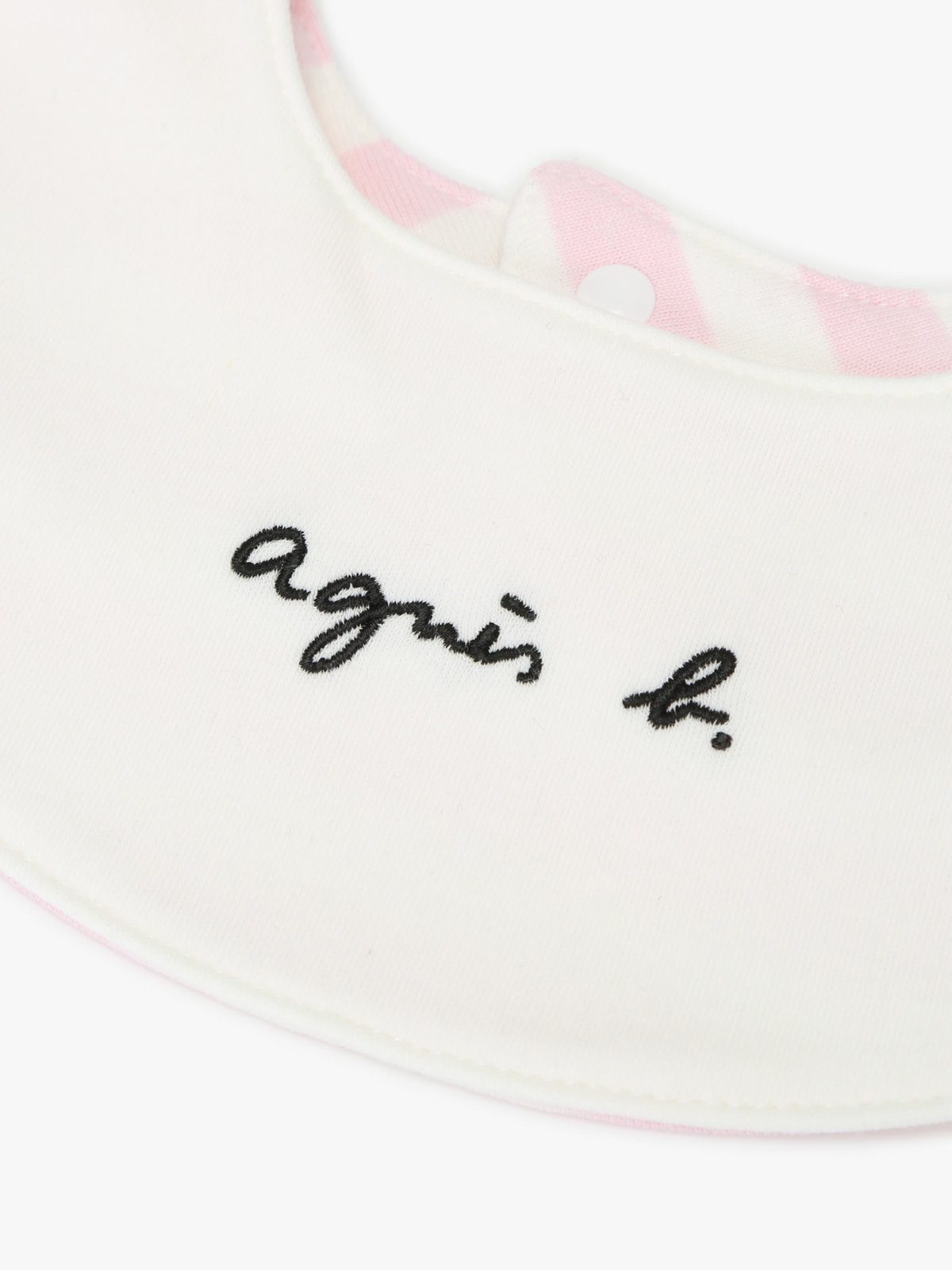ENFANT ベビー ベビー ロゴ スタイ ピンク
