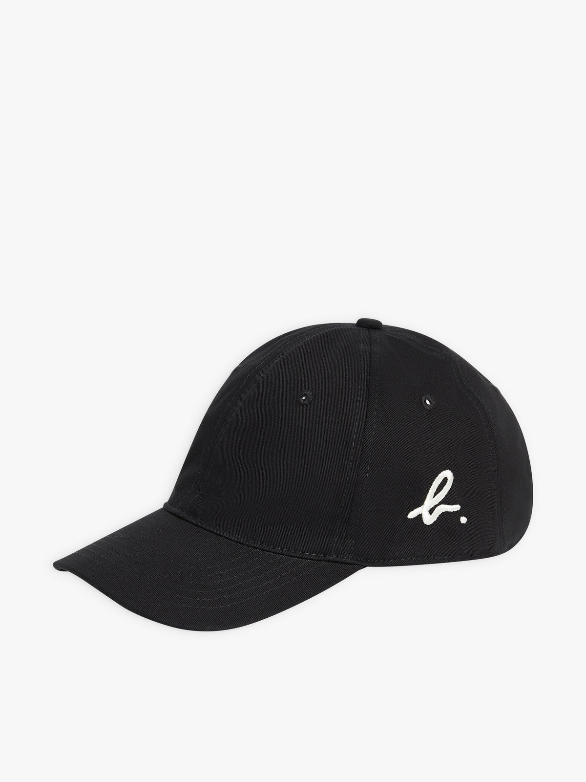 FEMME ウィメンズ "b."ロゴ 刺繍 コットン キャップ ブラック