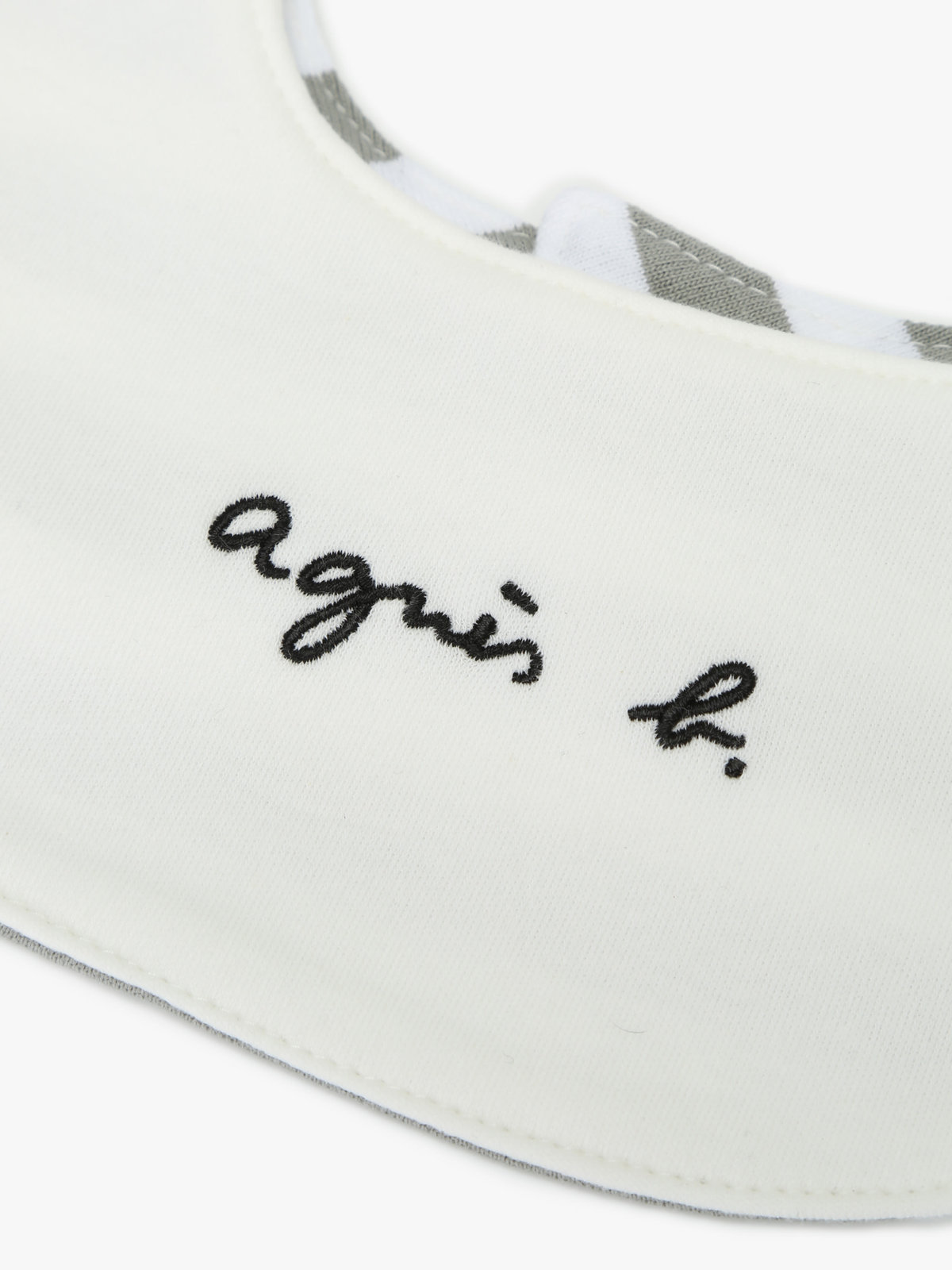 ENFANT ベビー ベビー ロゴ スタイ グレー