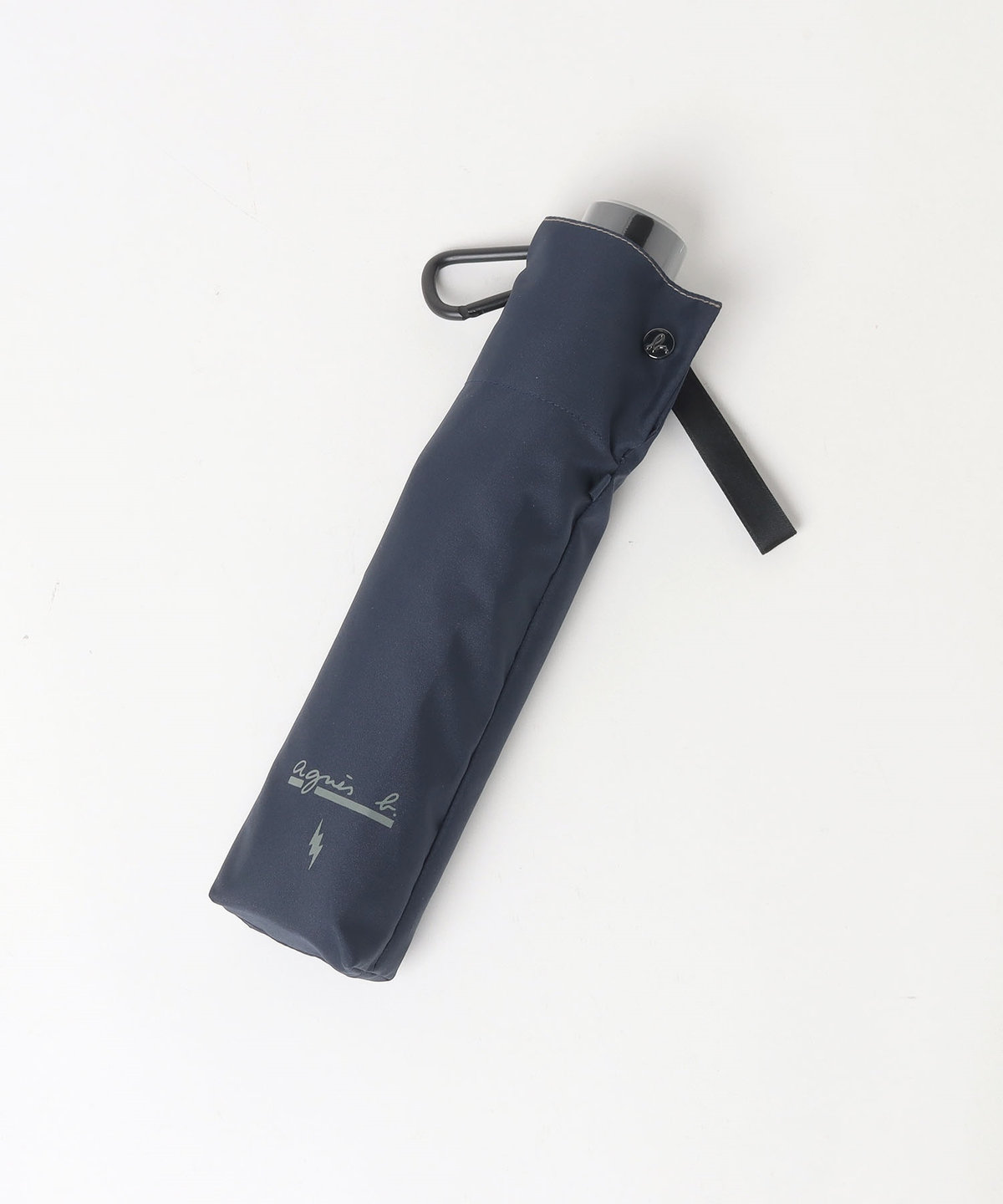 HOMME メンズ AB01 PARAPLUIE ロゴ折り畳み傘 ブルー