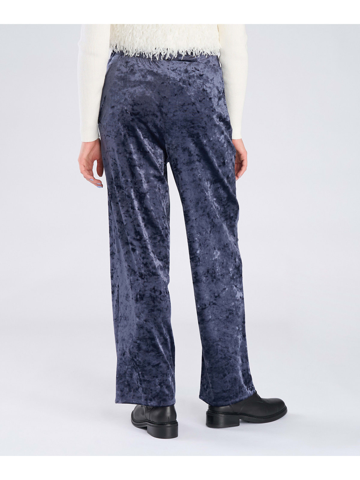 To b. by agnès b. 【Outlet】ベロア ジャージー パンツ ネイビー