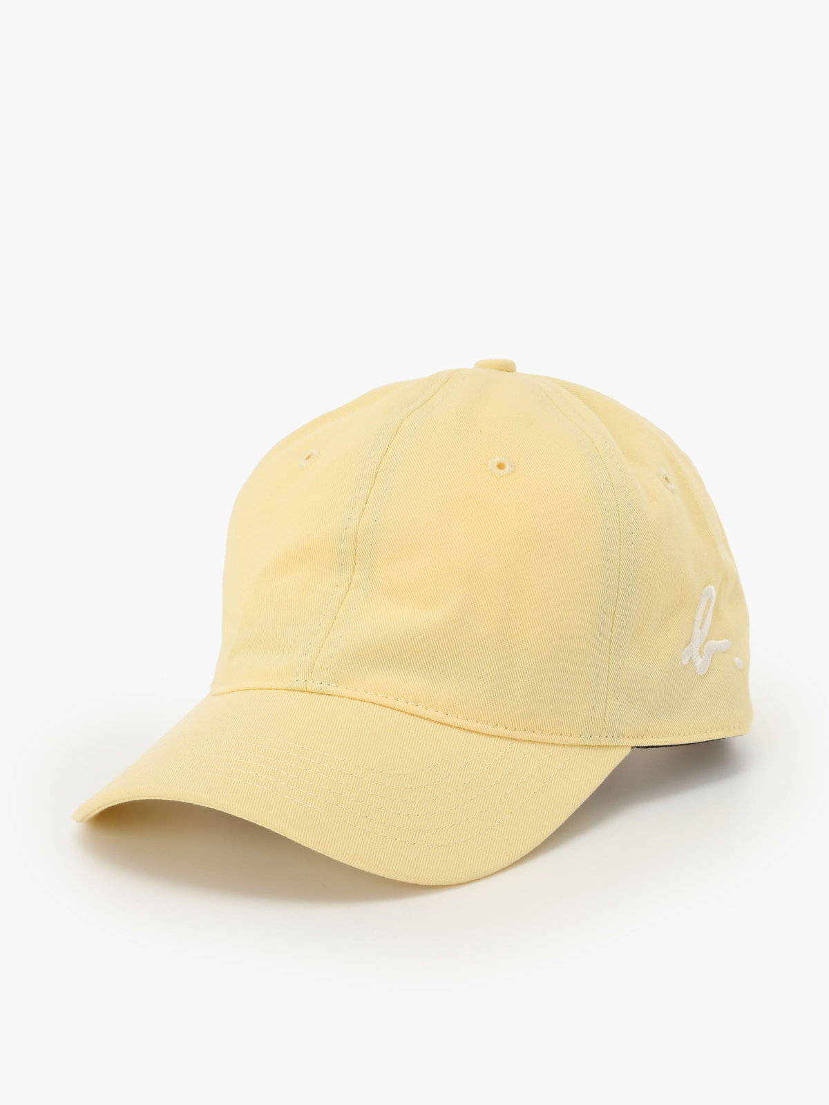 FEMME ウィメンズ ”b.”ロゴ 刺繍 コットン キャップ イエロー系その他