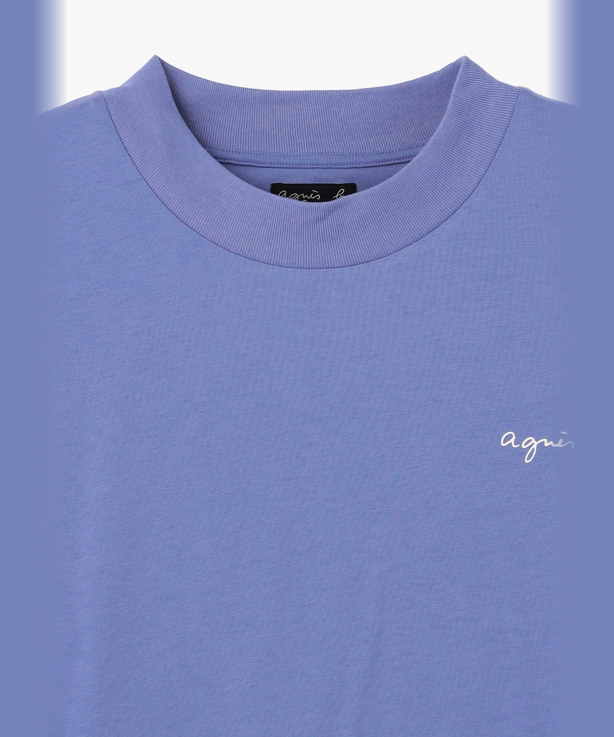 HOMME メンズ メンズ アイコニック プリント コットン 半袖 Tシャツ "Point d'Ironie" ブルー