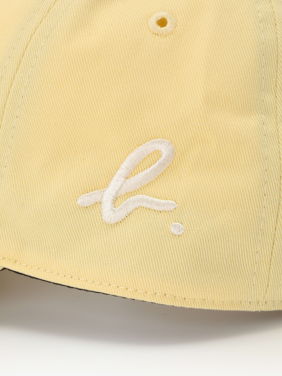 FEMME ウィメンズ ”b.”ロゴ 刺繍 コットン キャップ イエロー系その他