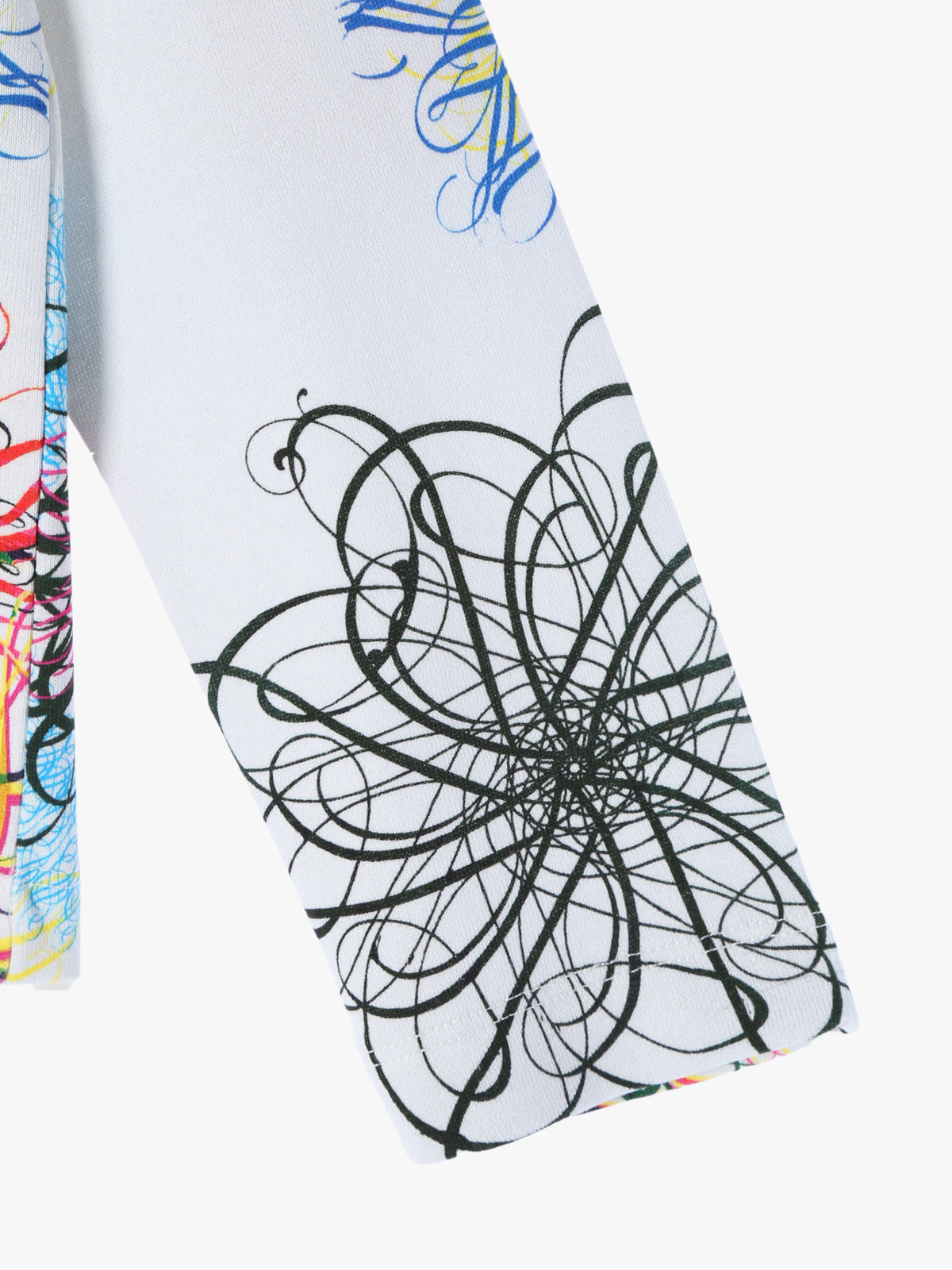 ENFANT ユニセックス 【Outlet】NU66 E CARDIGAN キッズ アーティスト ジップカーディガン Ryan McGinness マルチ