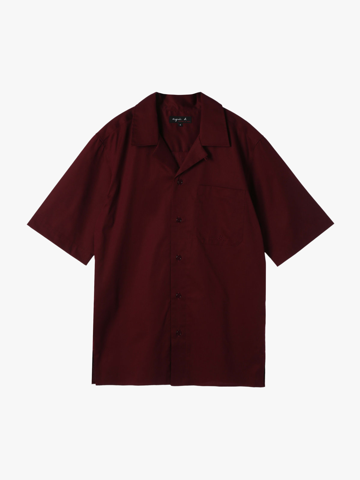 HOMME メンズ 【Outlet】メンズ ”Willie”ロゴ 刺繍 オープンカラー 半袖 シャツ ”Magnum” レッド系その他