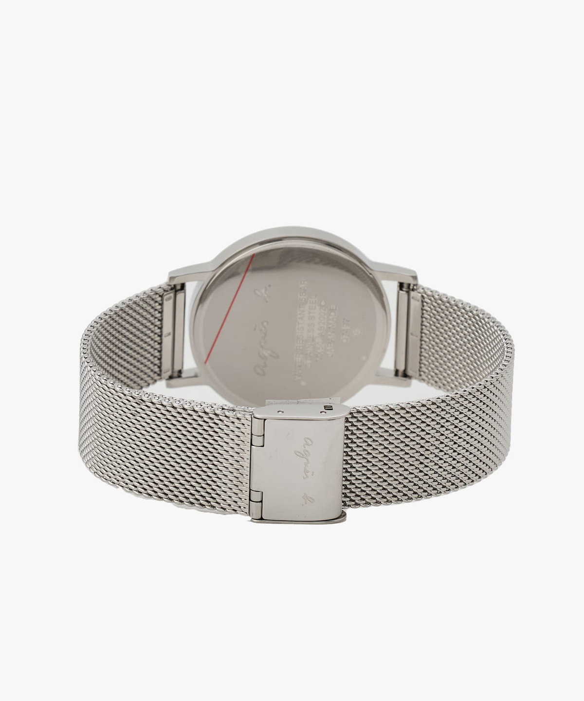 HOMME メンズ メンズ シルバー ステンレス ラウンド ウォッチ "Marcello" シルバー