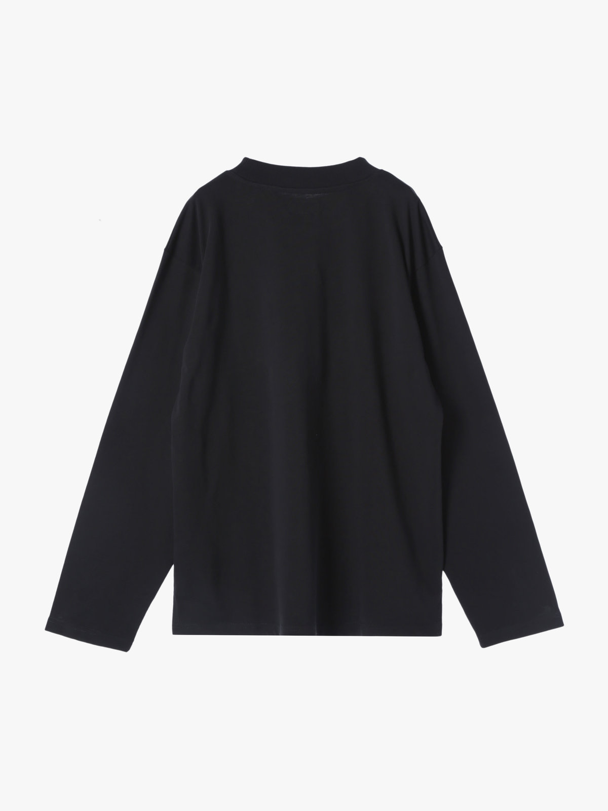 HOMME メンズ メンズ コットン 長袖 Tシャツ ”Horace” ブラック