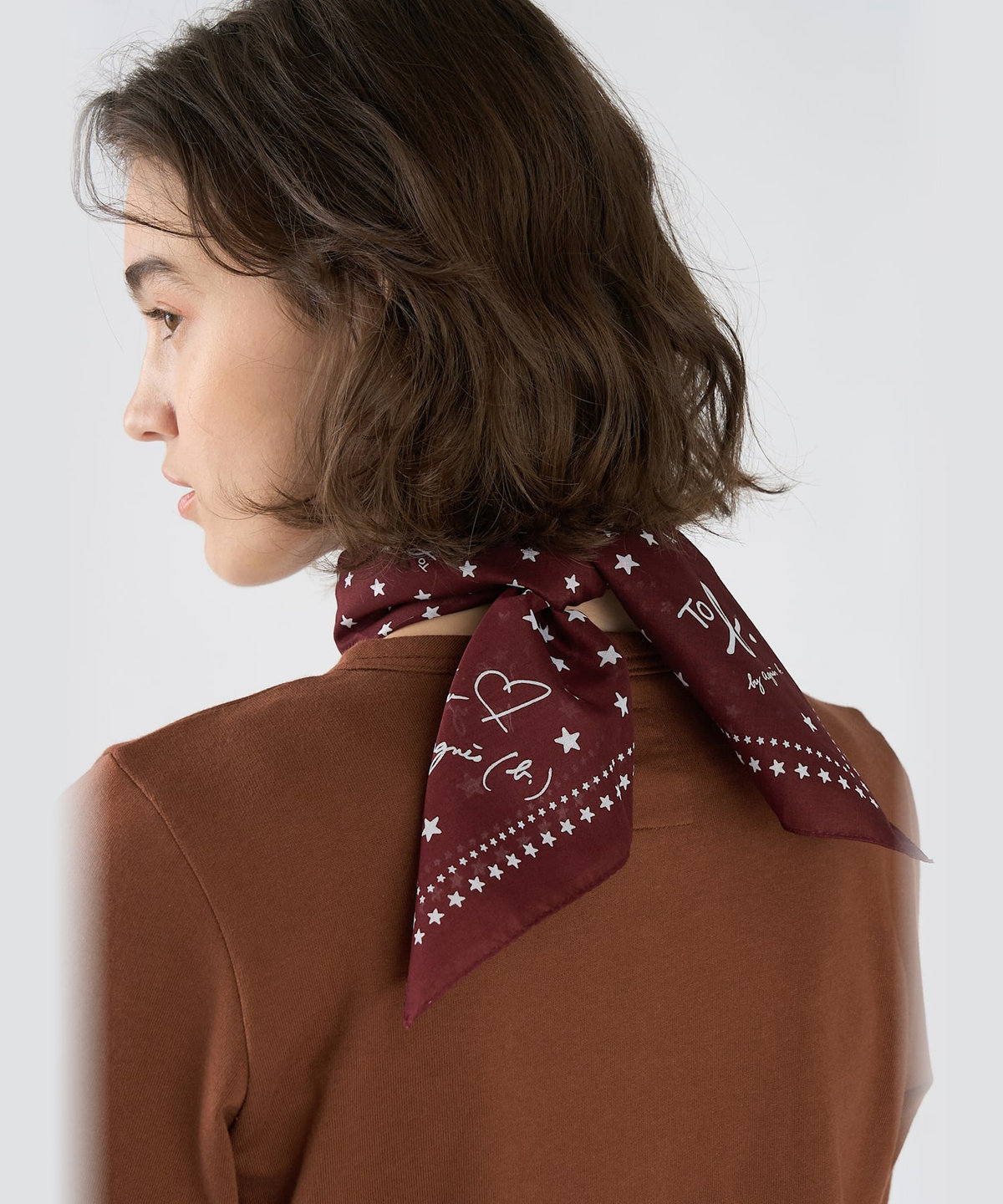 To b. by agnès b. To b. by agnes b.× green label relaxing ビッグ バンダナ ボルドー