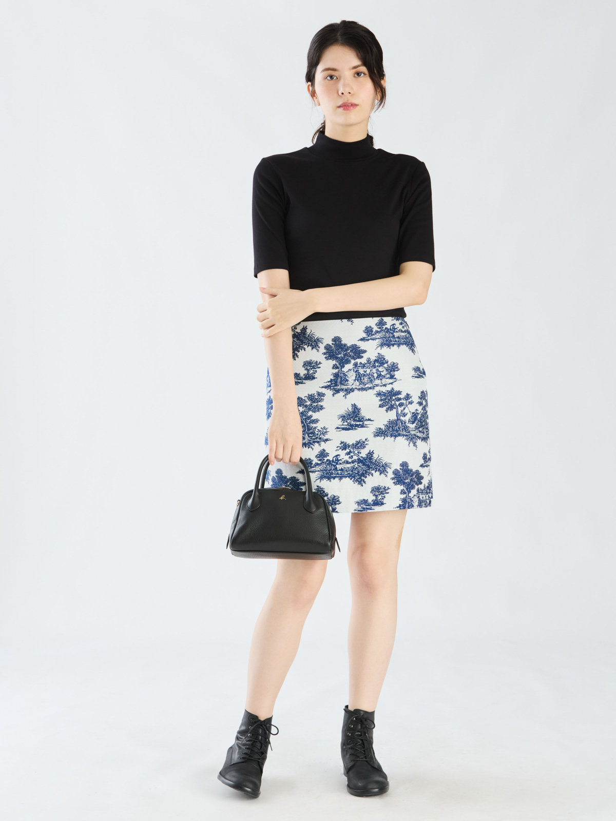 FEMME ウィメンズ 【Outlet】TU47 JUPE スカート ブルー系その他