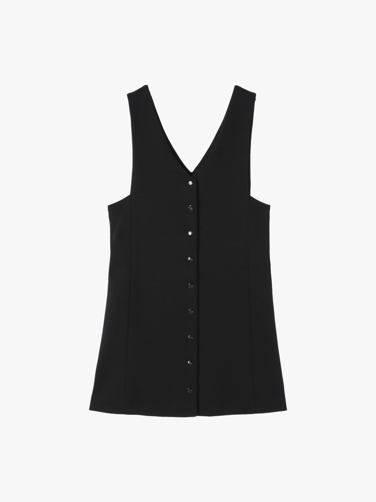 To b. by agnès b. 【Outlet】ポンチジャンパードレス ブラック