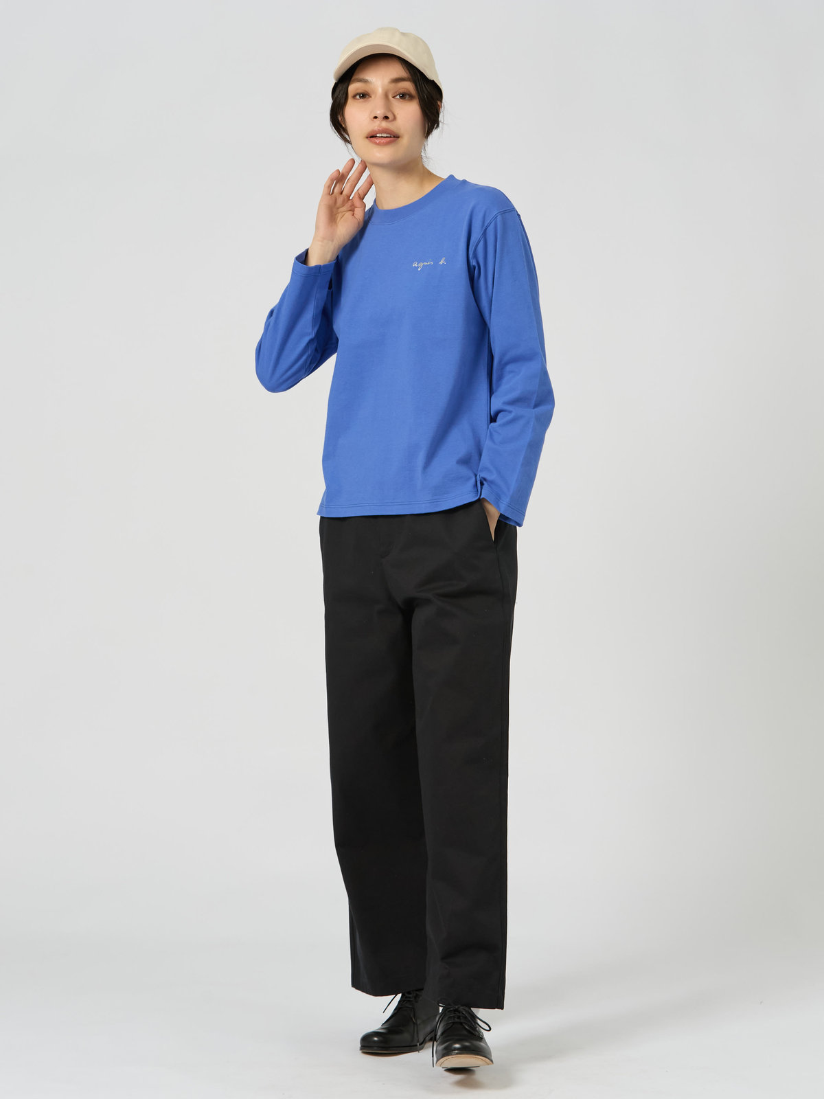 FEMME ウィメンズ 【Outlet】S179 SWEAT ロゴTシャツ ブルー系その他