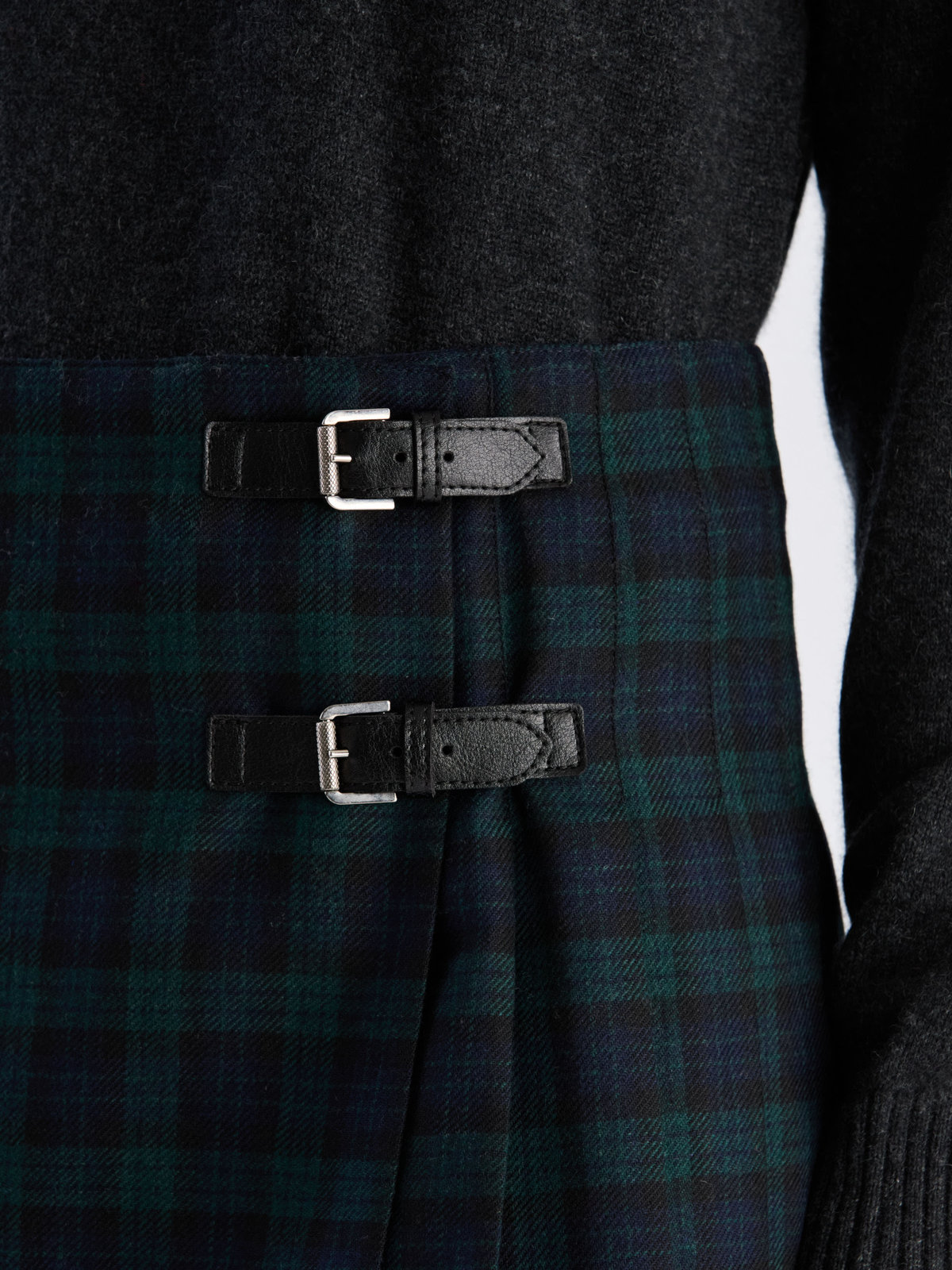 FEMME ウィメンズ 【Outlet】CAT5 JUPE キルトスカート グリーン