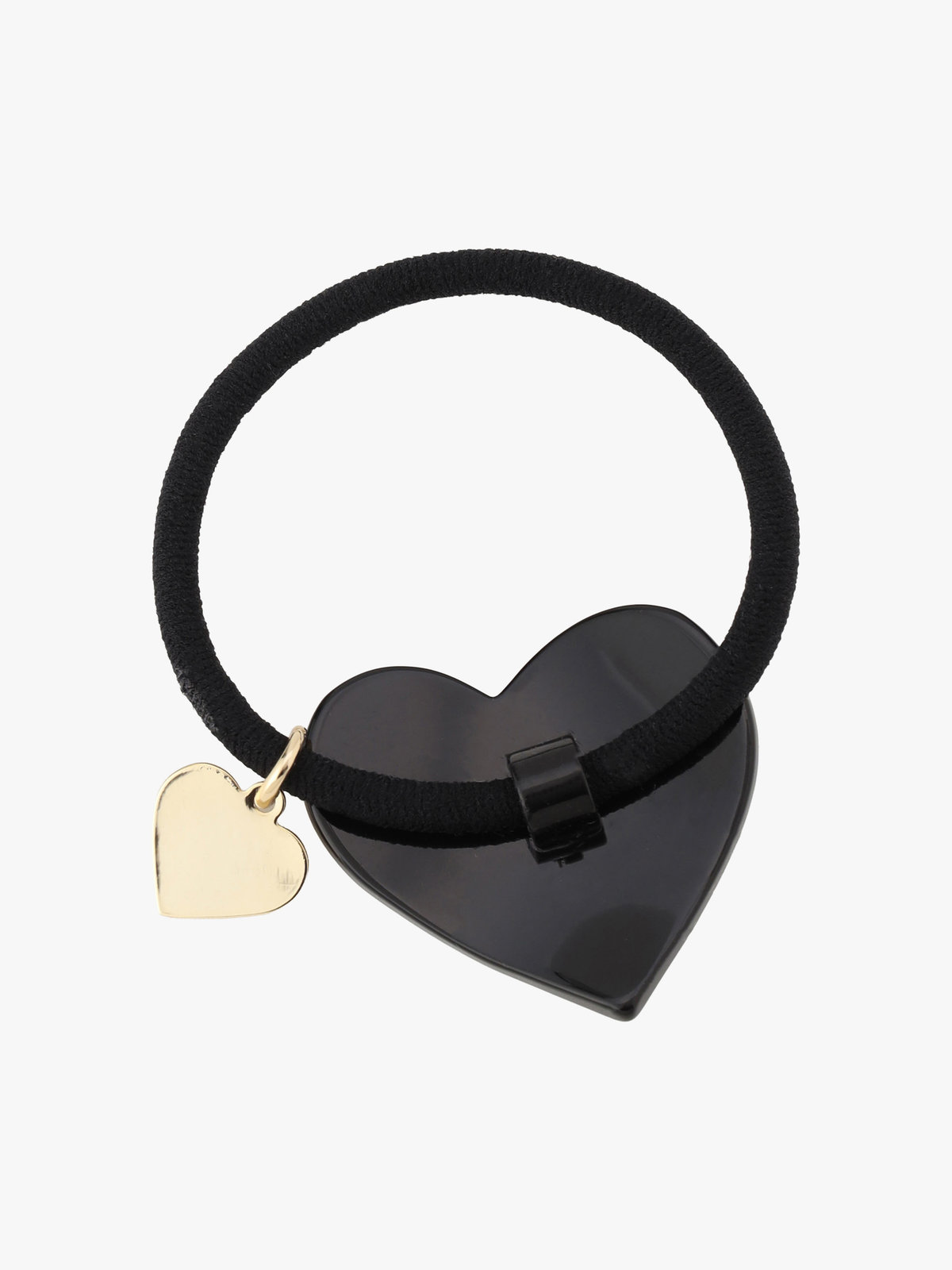 VOYAGE ウィメンズ バッグ＆ウォレット WEB限定 ハートモチーフヘアゴム HA03-01 ブラック