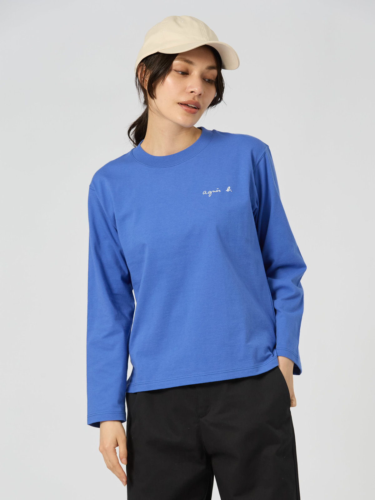 FEMME ウィメンズ 【Outlet】S179 SWEAT ロゴTシャツ ブルー系その他
