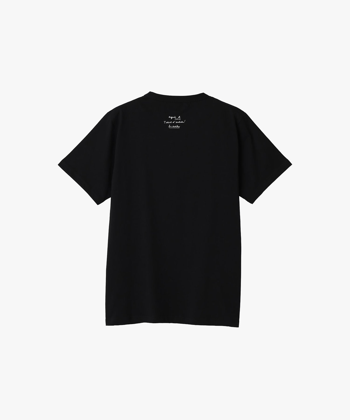 FEMME ウィメンズ オーガニックコットン 半袖 アーティストTシャツ "Hiraku Suzuki" ブラック