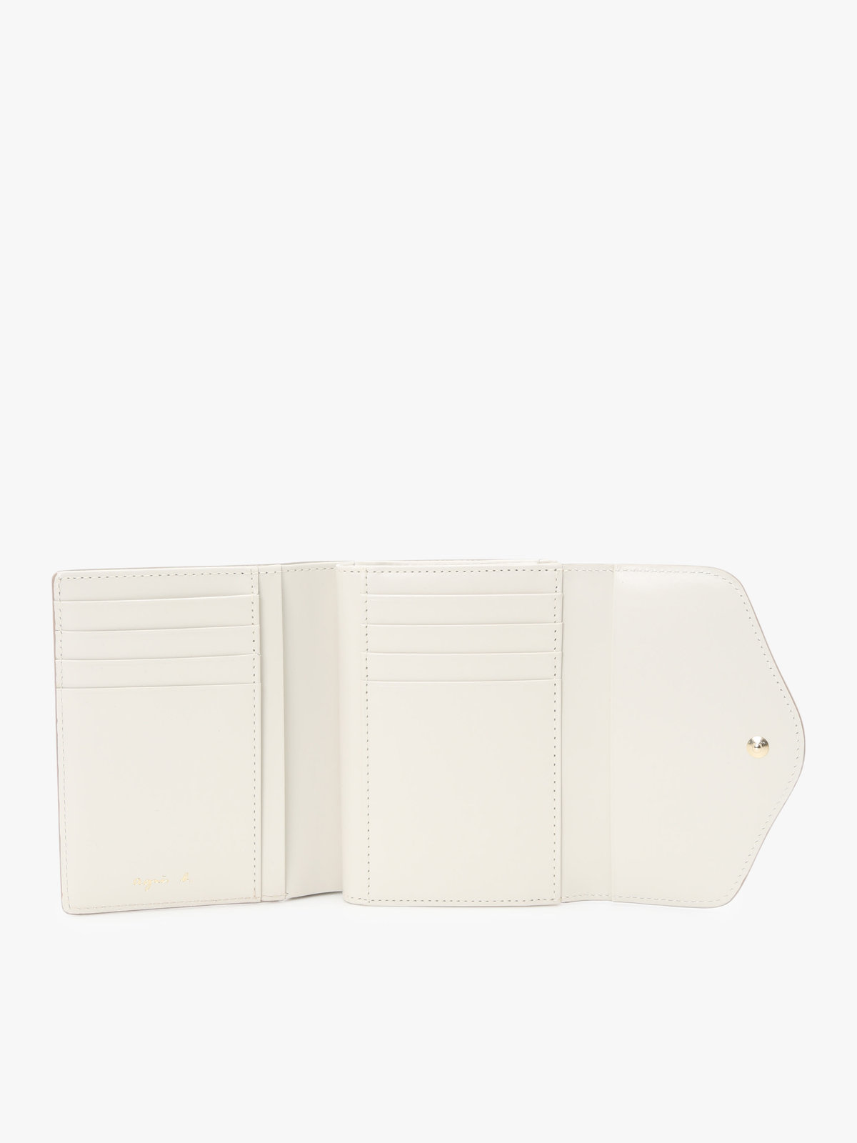 VOYAGE ウィメンズ バッグ＆ウォレット レザー 三つ折り ウォレット ”ava” TAW02A-01 ホワイト系その他