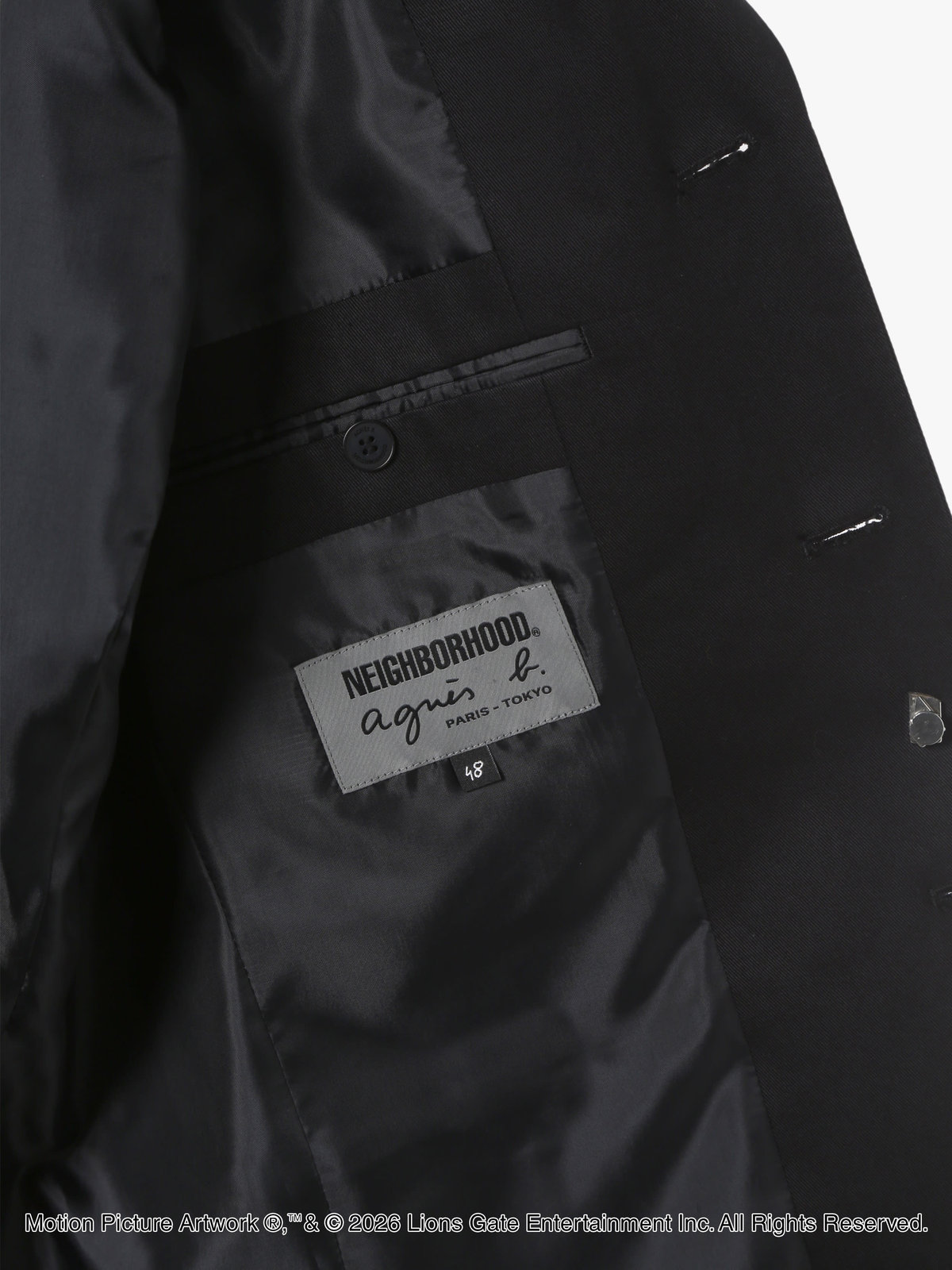 HOMME メンズ agnes b. x NH x RESERVOIR DOGS ジャケット ブラック