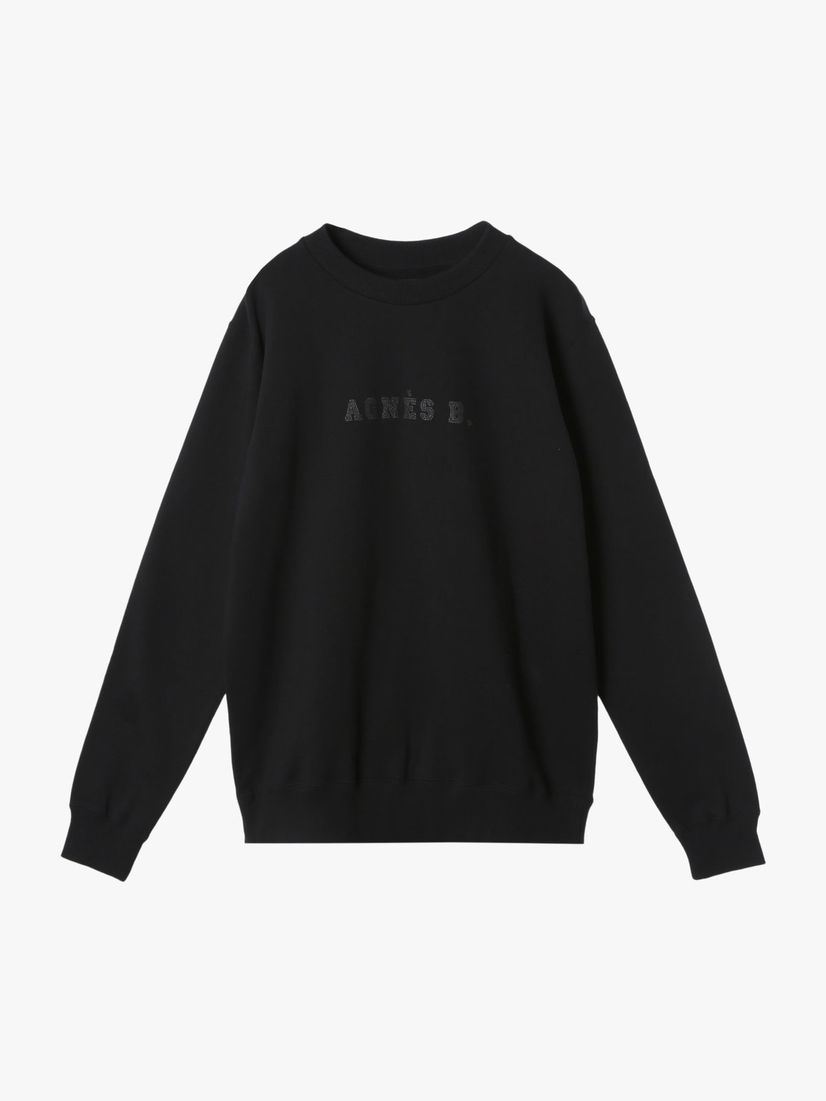 FEMME ウィメンズ ロゴ コットン 長袖 スウェット ”Cuppo” ブラック