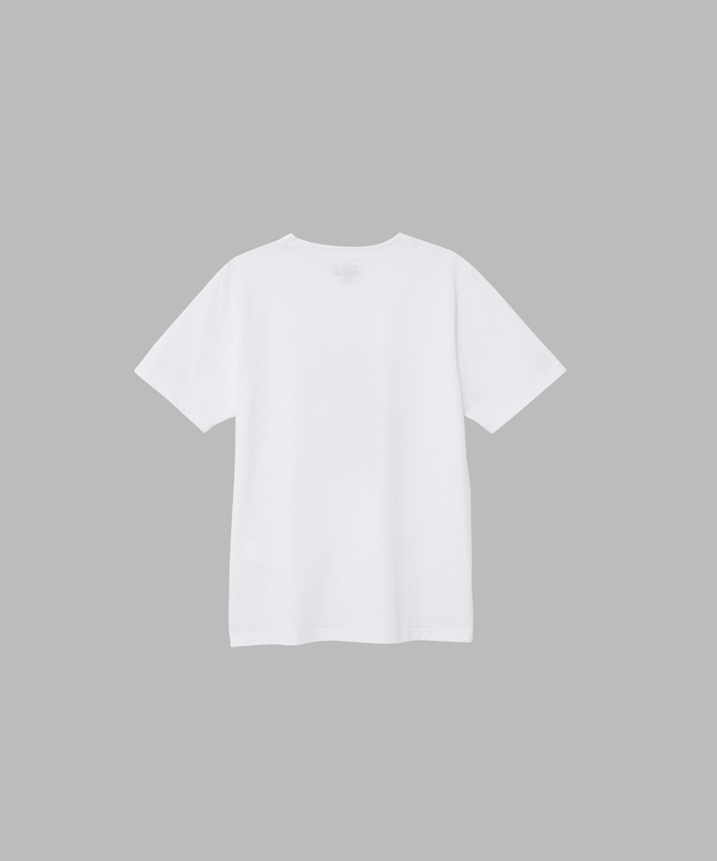FEMME ウィメンズ 【by R 限定品】agnes b. フォトプリント コットン 半袖 Tシャツ ホワイト