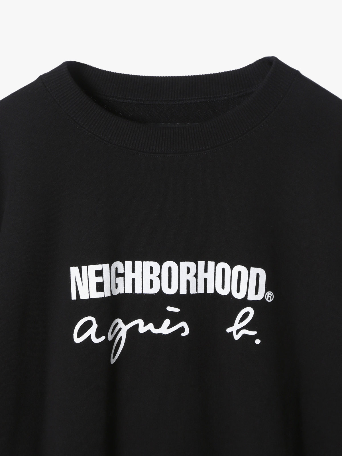 HOMME メンズ agnes b. x NH スウェットシャツ ブラック