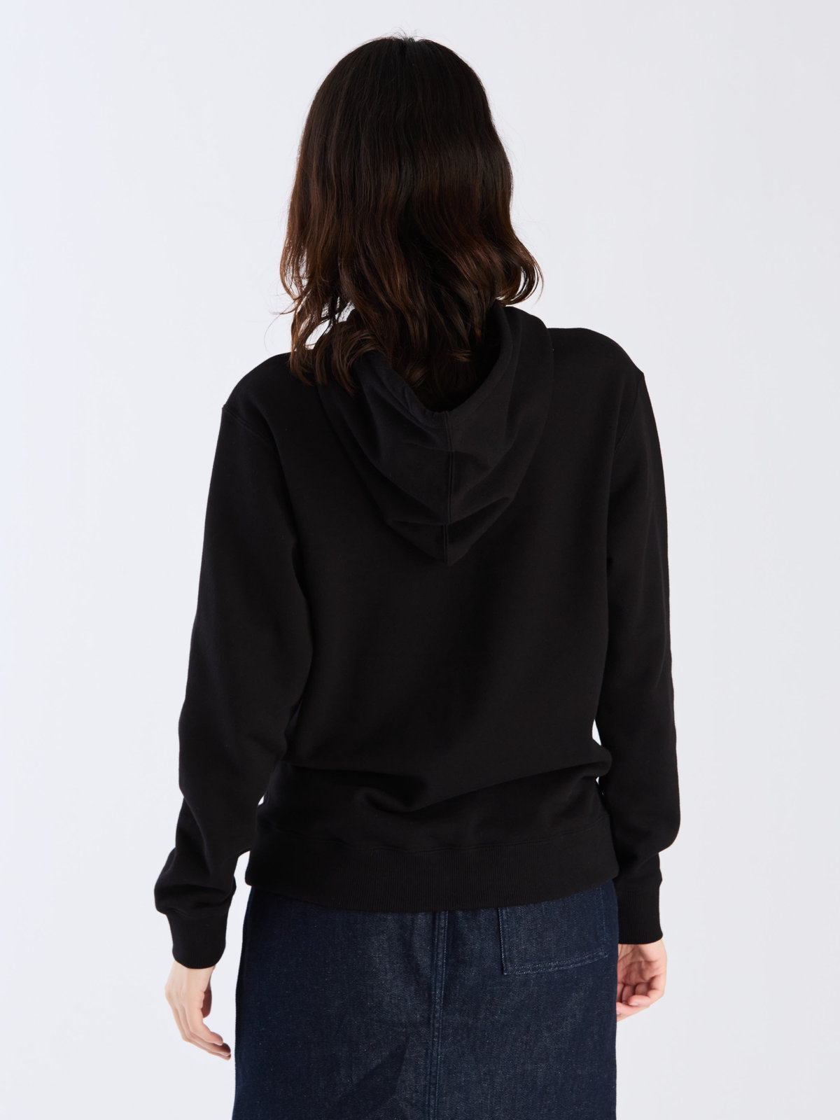 FEMME ウィメンズ アイコニック プリント コットン スウェット フーディ ”Lezard” ブラック