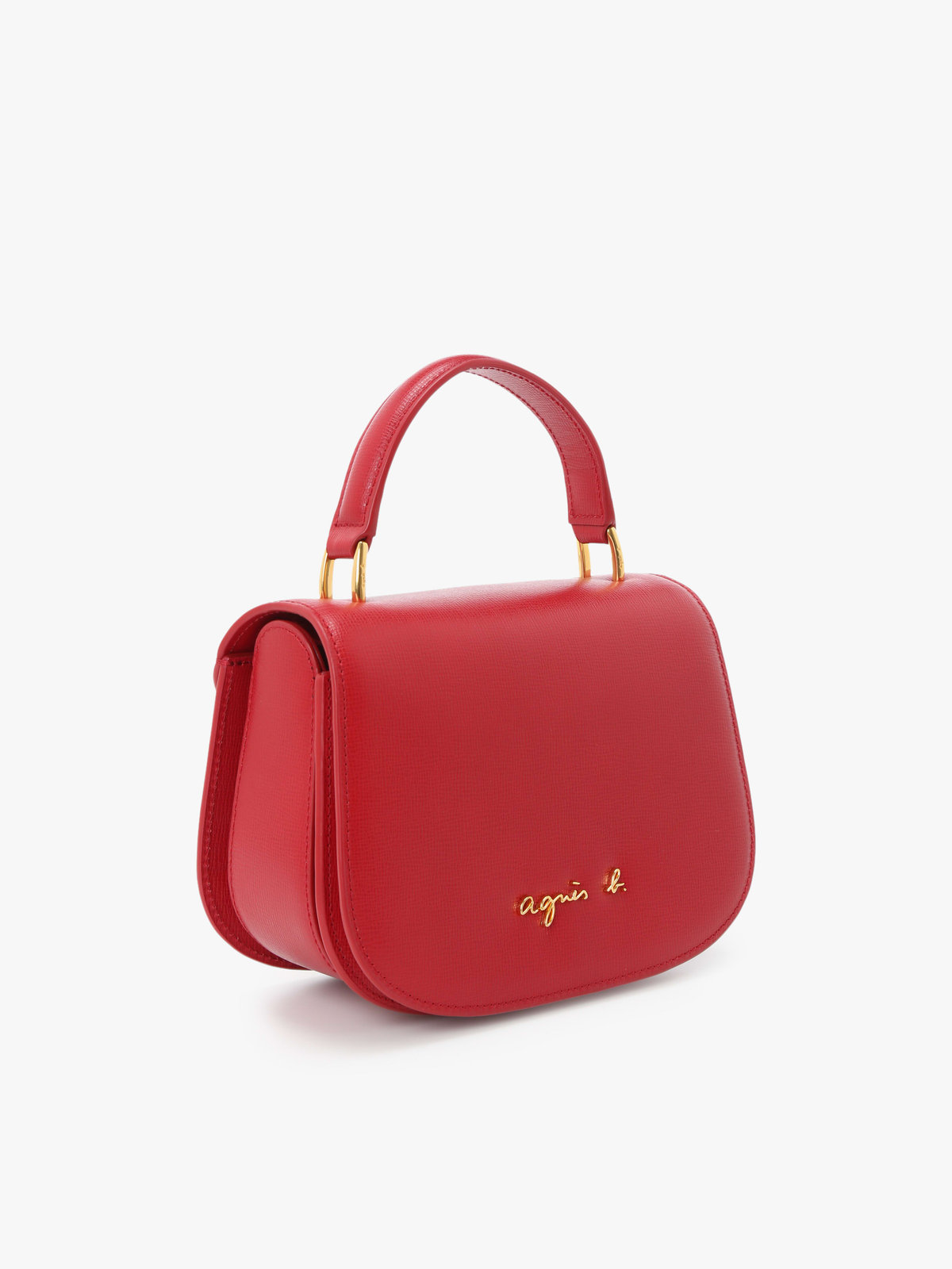 VOYAGE ウィメンズ バッグ＆ウォレット 【by R 限定品】agnes b. レザー 2way ショルダーバッグ "City" ZAS02-01 レッド
