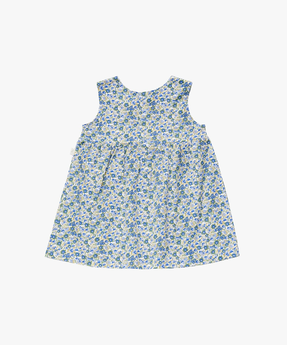 ENFANT ベビー ベビー フラワープリント コットン ノースリーブ ワンピース ブルー系その他