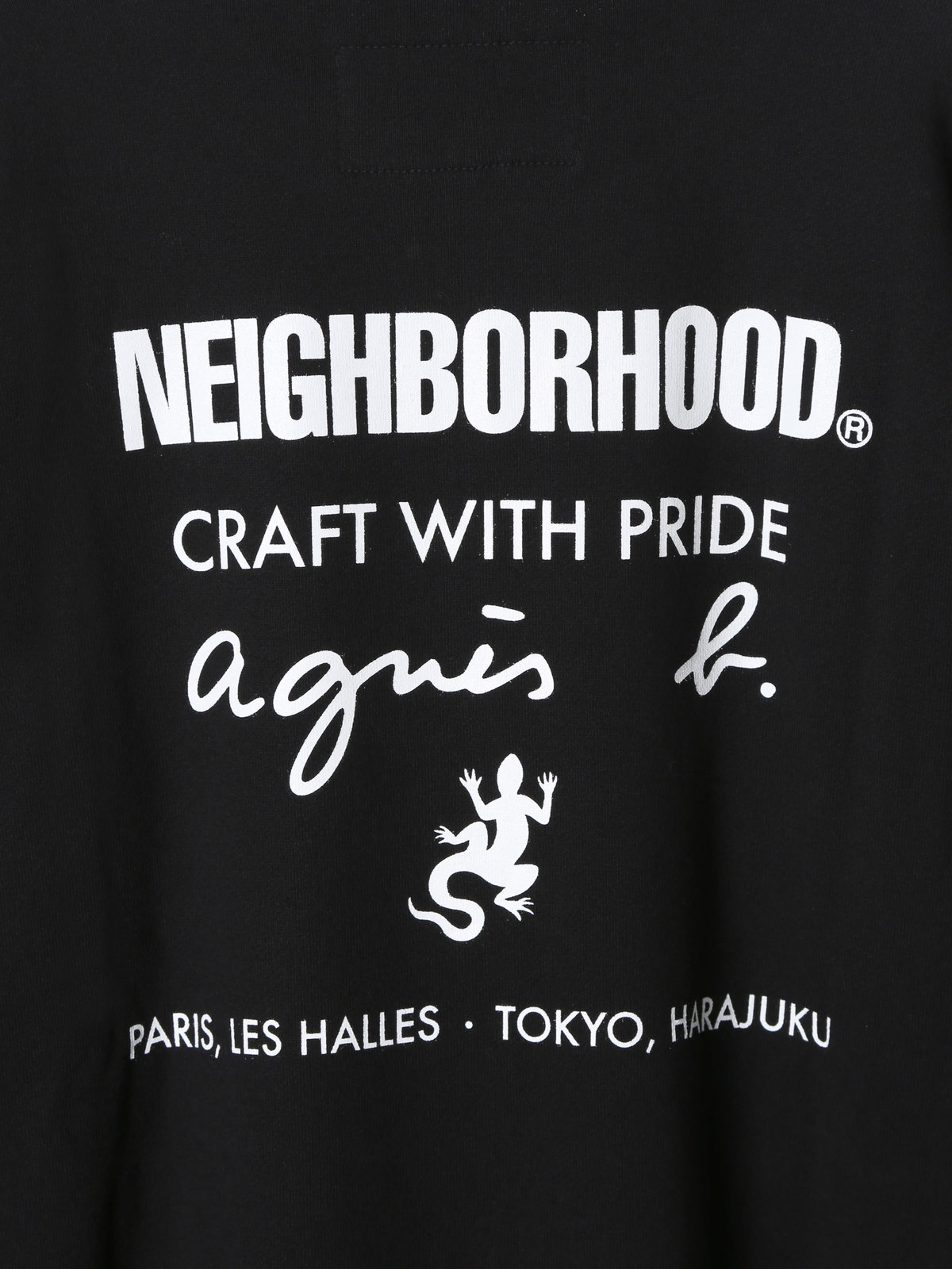 HOMME メンズ agnes b. x NH スウェットシャツ ブラック