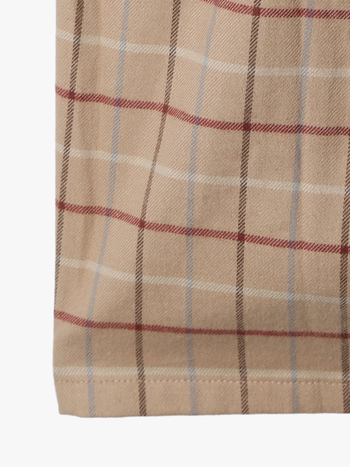 ENFANT ガールズ 【Outlet】キッズ チェック コットン フレア ワンピース ベージュ