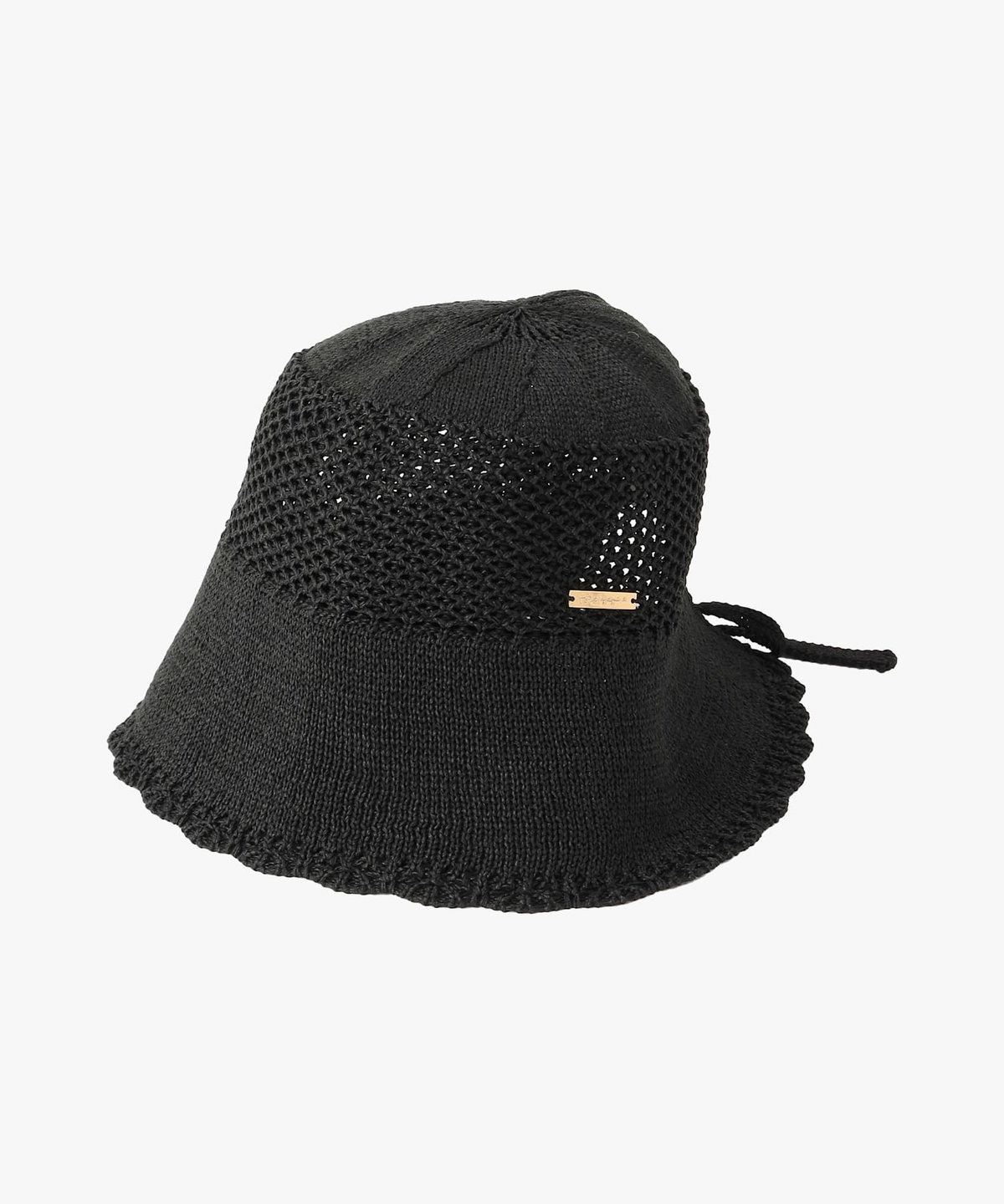 To b. by agnès b. クロシェ ハット ブラック