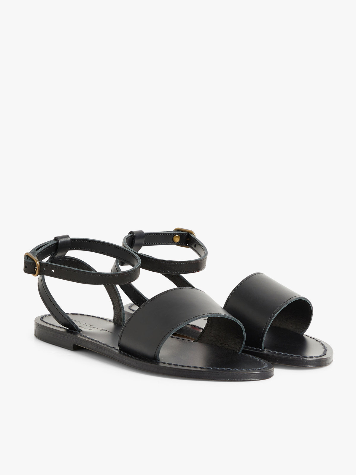 FEMME ウィメンズ 【Outlet】agnes b. × K.Jacques レザー サンダル ”Promethee” ブラック