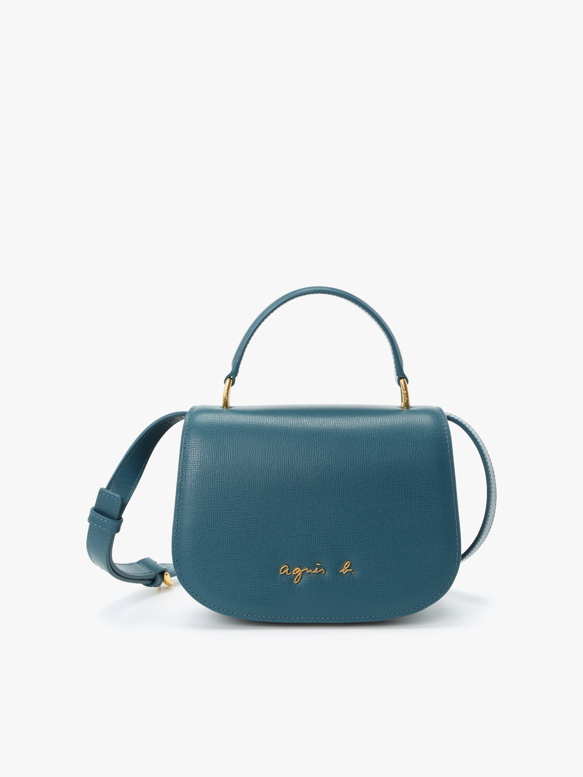 VOYAGE ウィメンズ バッグ＆ウォレット 【by R 限定品】agnes b. レザー 2way ショルダーバッグ "City" ZAS02-01 ブルー