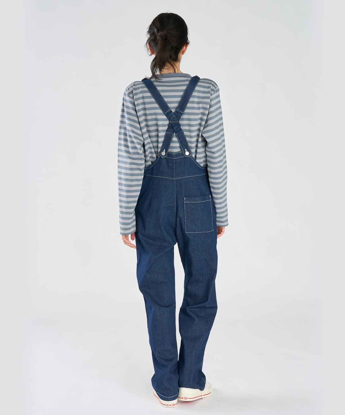 FEMME ウィメンズ デニム サロペット "Jardi" ネイビー