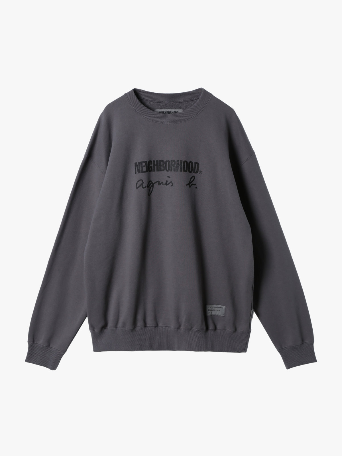 HOMME メンズ agnes b. x NH スウェットシャツ グレー