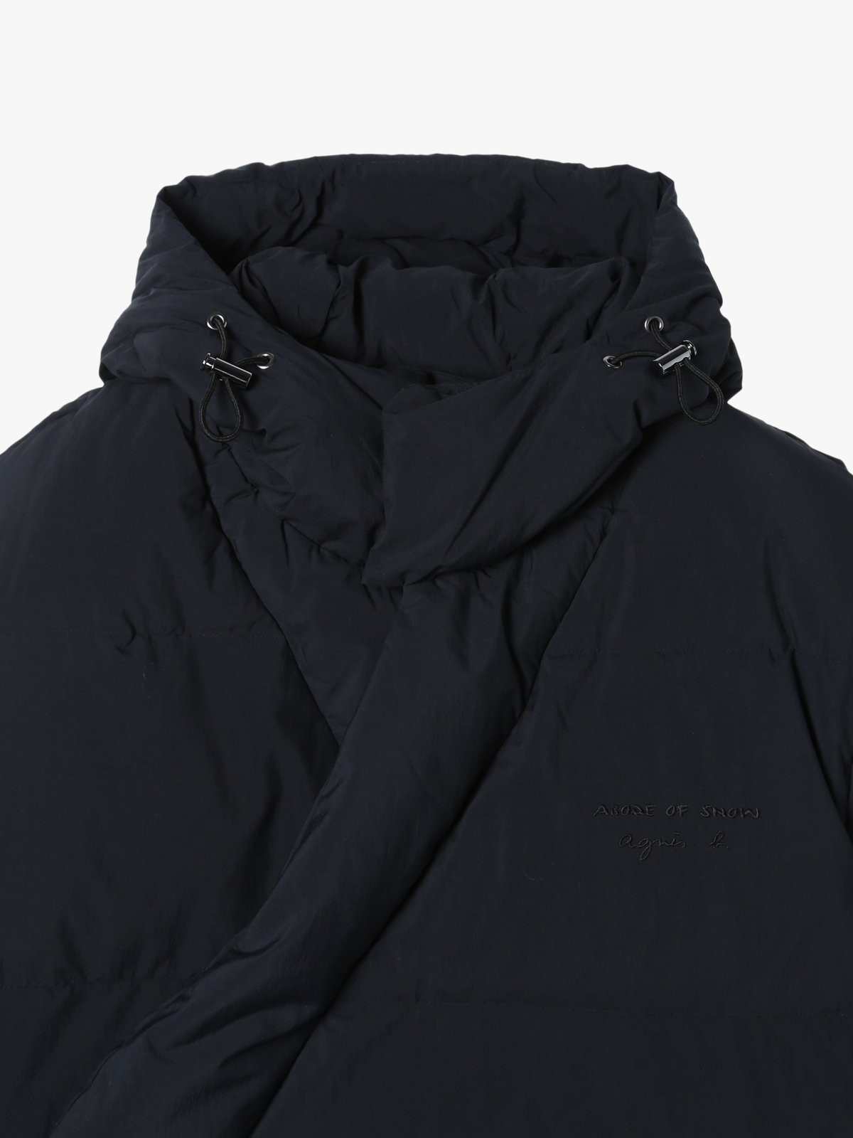 FEMME ウィメンズ agnes b. x ABODE OF SNOW “Mila 2.0 Down Jacket“ ブラック