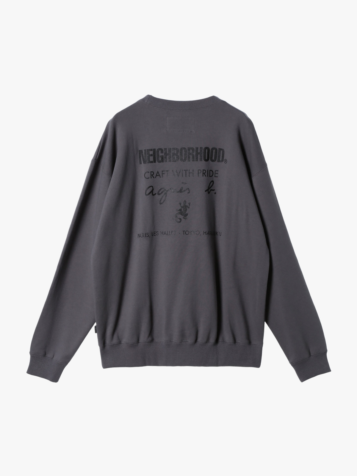 HOMME メンズ agnes b. x NH スウェットシャツ グレー