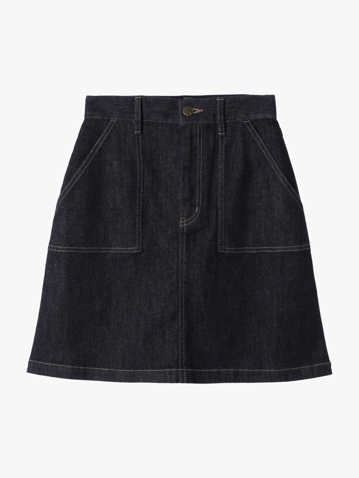 To b. by agnès b. デニム ミニスカート ネイビー
