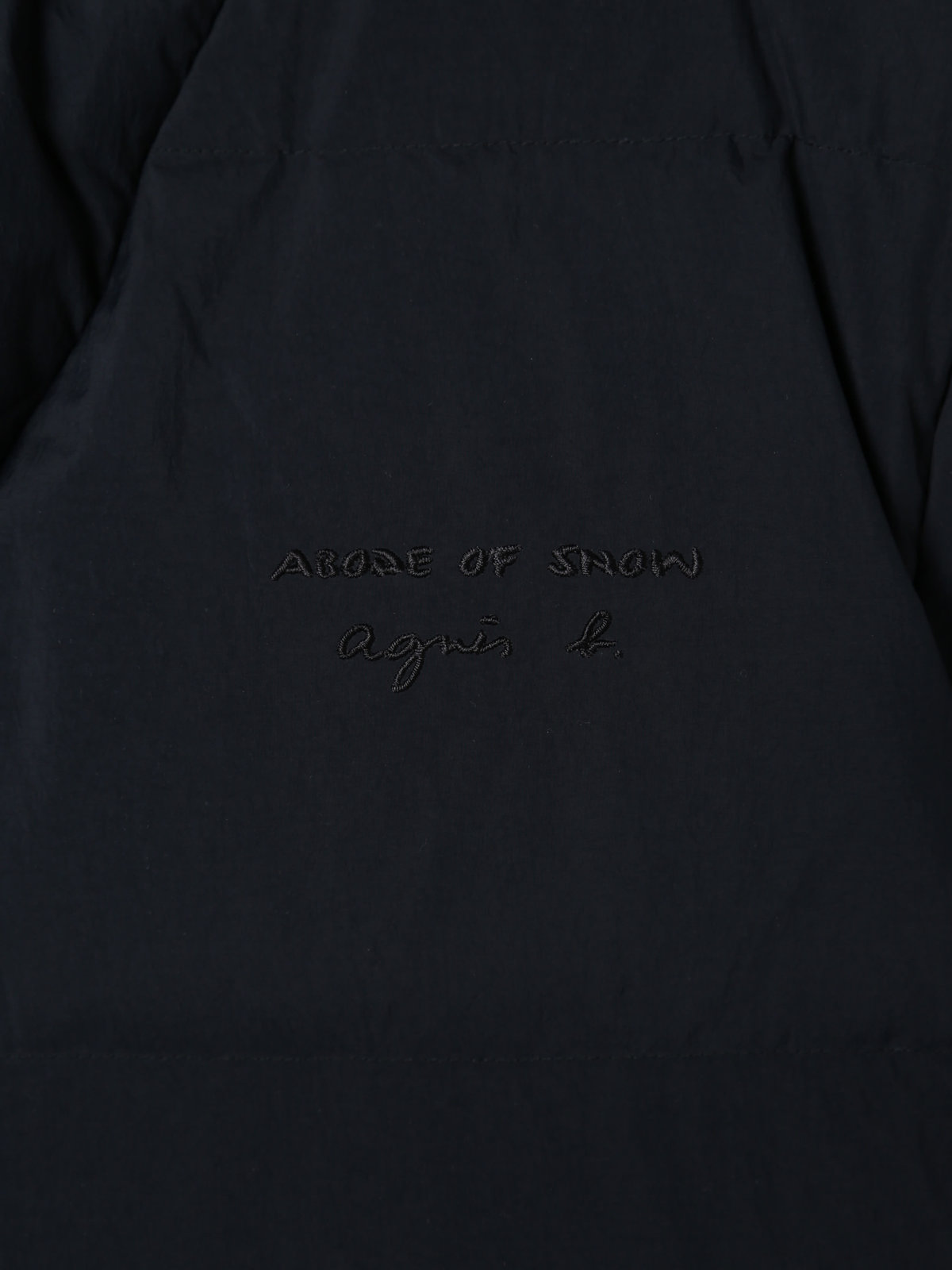 FEMME ウィメンズ agnes b. x ABODE OF SNOW “Mila 2.0 Down Jacket“ ブラック